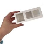 Caixa Gaveta 2 Cavidades - Branco - 5 unidades - Crystal - Magazine 25