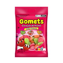 Bala de Goma Gomets Coração de Frutas - 150g - 1 unidade - Dori - Magazine 25