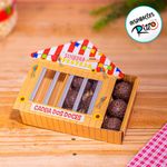 Caixa para Doces tipo Practice com Visor - Simbora Festejá - 10 unidades - Ideia Embalagens - Magazine 25