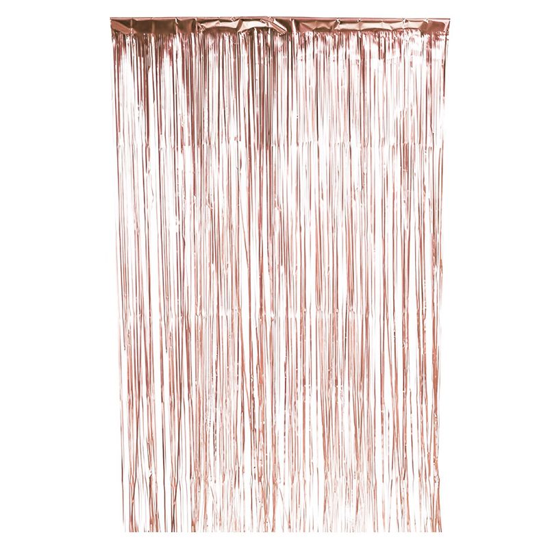 Cortina Decorativa Metalizada Cobre Fosca 1x2m - 1 unidade - Magazine 25