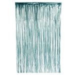 Cortina Decorativa Metalizada Azul Fosca 1x2m - 1 unidade - Magazine 25