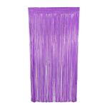 Cortina Decorativa Roxo Neon 1x2m - 1 unidade - Magazine 25