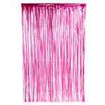 Cortina Decorativa Metalizada Pink Fosca 1x2m - 1 unidade - Magazine 25