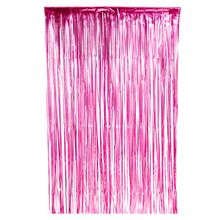 Cortina Decorativa Metalizada Pink Fosca 1x2m - 1 unidade - Magazine 25