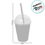 Copo Shake Patrulha Canina - Azul - 280ml - 1 unidade - Plasútil - Magazine 25