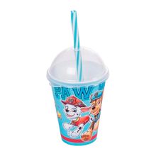 Copo Shake Patrulha Canina - Azul - 280ml - 1 unidade - Plasútil - Magazine 25