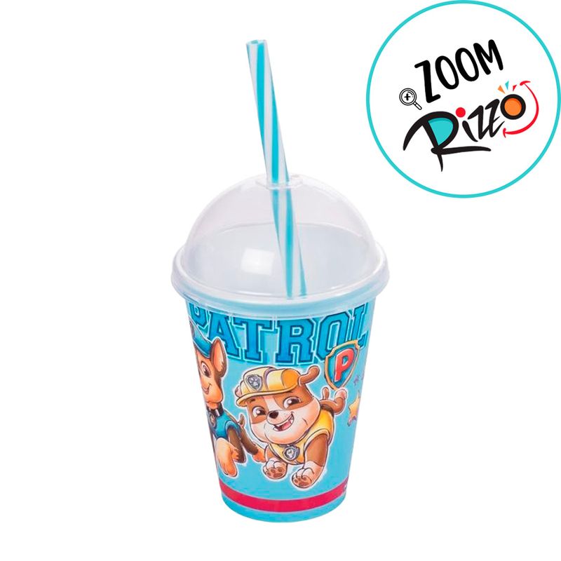 Copo Shake Patrulha Canina - Azul - 280ml - 1 unidade - Plasútil - Magazine 25