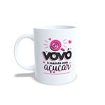 Caneca de Porcelana Vovó Doce - 1 unidade - Magazine 25