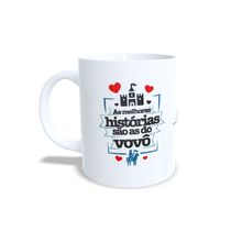 Caneca de Porcelana Histórias de Vovô - 1 unidade - Magazine 25