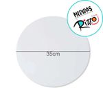 Base Para Bolo Cake Board em MDF - Branco - 35cm - 1 unidade - Magazine 25