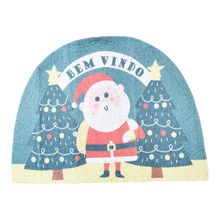 Tapete Decorativo de Natal - Bem Vindo Verde - 78x68cm - 1 unidade - Magazine 25