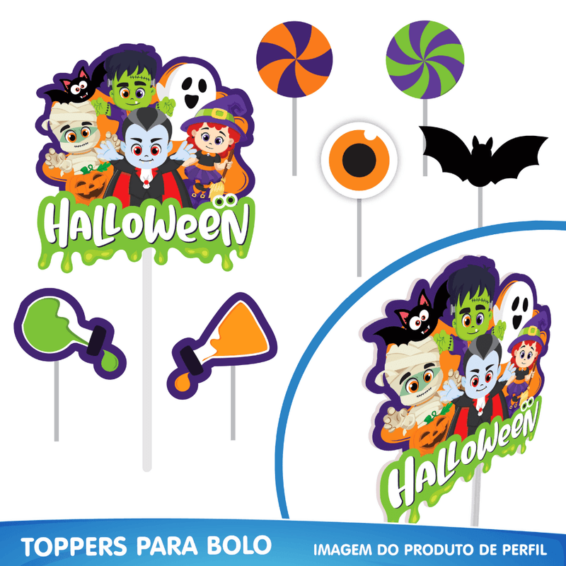 Kit Festa  Decoração Halloween  Cute Infantil