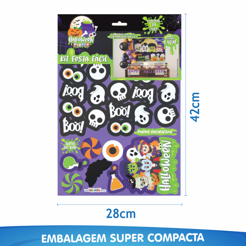 Kit Festa  Decoração Halloween  Cute Infantil