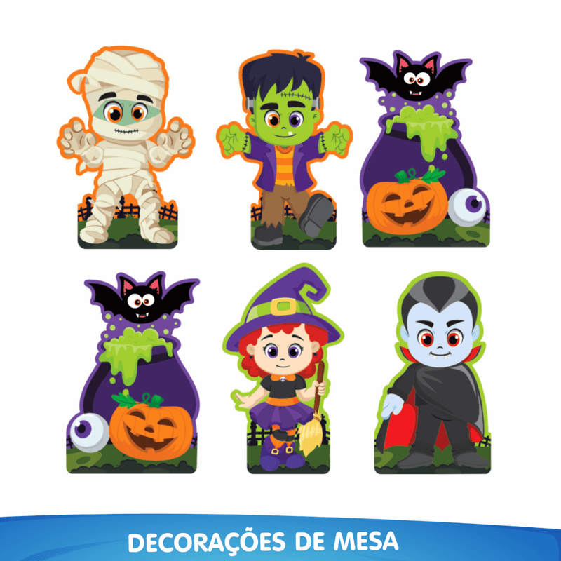 Kit Festa  Decoração Halloween  Cute Infantil