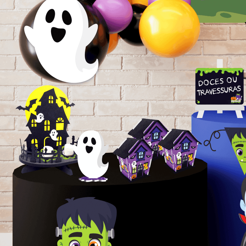 Decoração Mansão Assombrada para Halloween