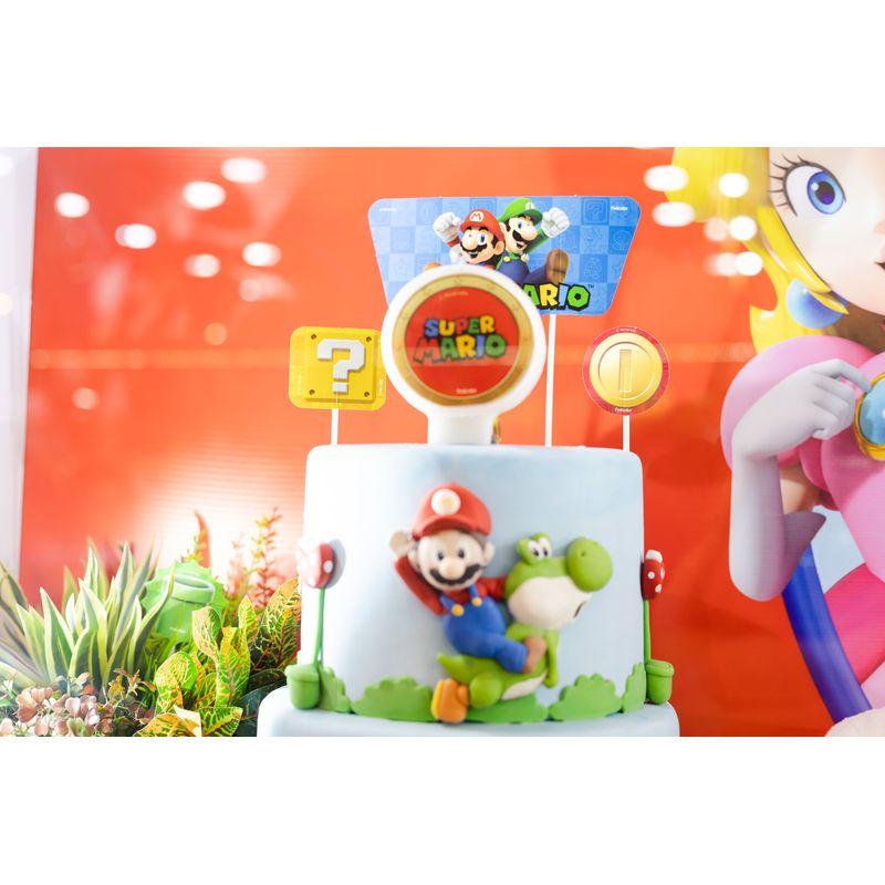 Vela Aniversário Super Mario  1 Unidade