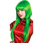 Peruca Verde Anime Cosplay