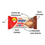 Mini Biscoito Wafer Recheado Diet Chocolate 22g - Lowçúcar