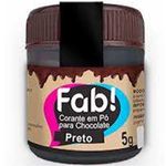 Corante em Pó Preto para Chocolate 5g - Fab