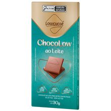 Tablete de Chocolate Chocolow Ao Leite Diet 30g - Lowçúcar