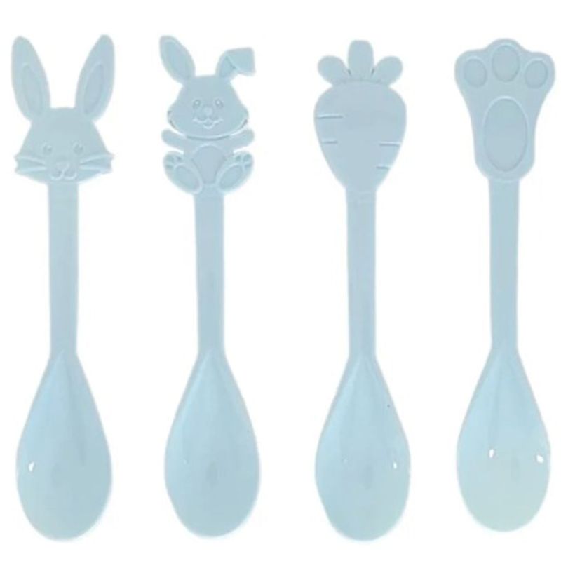 Colher de Páscoa Azul Candy c/12 - Festplastik
