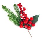 Pick Decorativo de Natal - Galhos com Frutas Vermelhas - 25cm - 1 unidade - Magazine 25