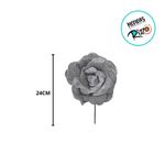 Flor Decorativa - Rosa Ouro - 17cm - 1 unidade - Cromus - Magazine 25