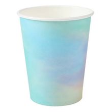 Copo de Papel 270ml Colorido - 8 Un