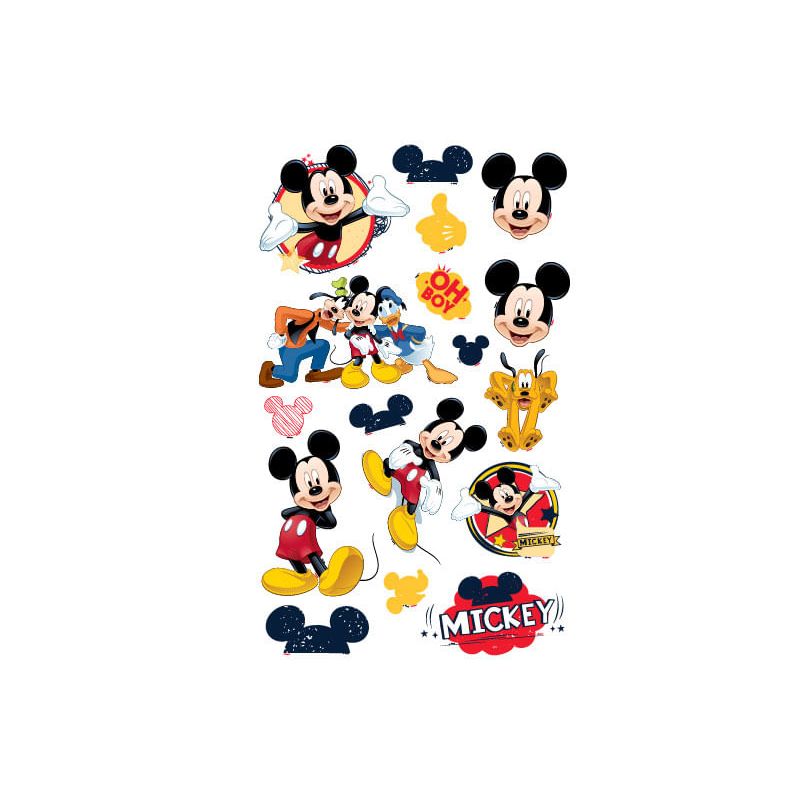 Mini Personagem Decorativo 17 Unidades - Mickey Classico- Regina Festas