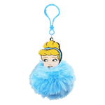 Chaveiros Princesas Disney com Pompom Colorido
 Azul