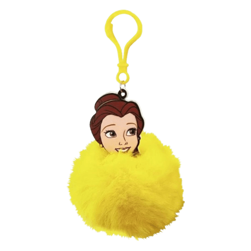 Chaveiros Princesas Disney com Pompom Colorido
 Amarelo