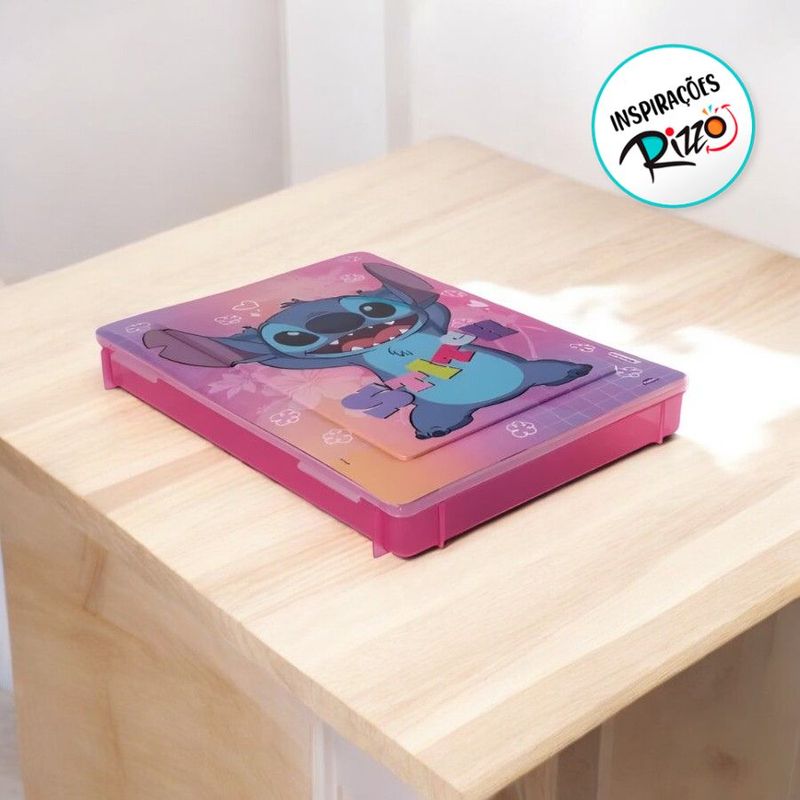 Organizador De Documentos Stitch - 31,8x23,8x3.5cm - 1 unidade - Plasútil - Magazine 25
