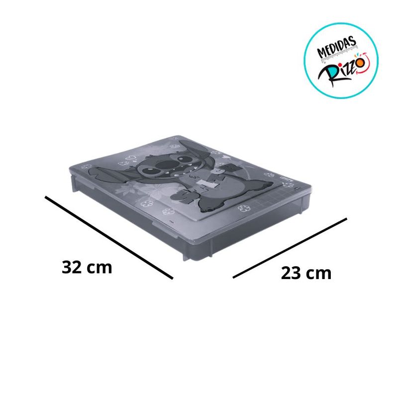 Organizador De Documentos Stitch - 31,8x23,8x3.5cm - 1 unidade - Plasútil - Magazine 25