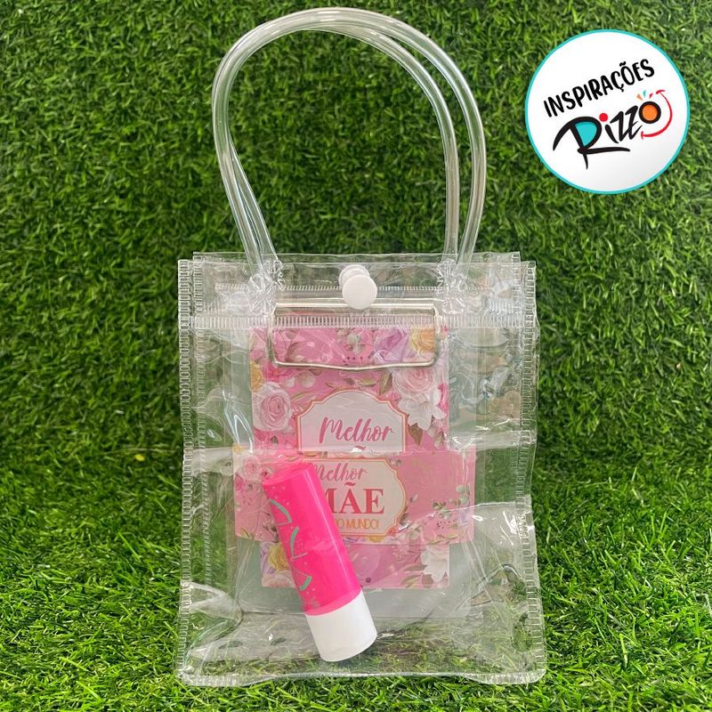Sacola Transparente Botão - 13x7x15 - 1 unidade - Magazine 25 - Magazine 25