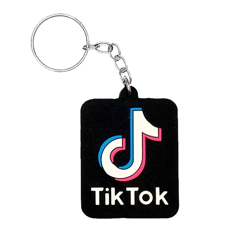 Chaveiro Tik Tok Temático Emborrachado - 01 unidade - Magazine 25