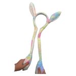 Tiara Orelha Coelho com Movimento - Colorido Candy - 55cm - 1 unidade - Magazine 25