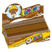 Pirulito Mastigável Frutsy Chocolate c/50 - Dori