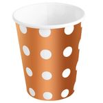 Copo de Papel 270ml Poá Bronze - 10 Un