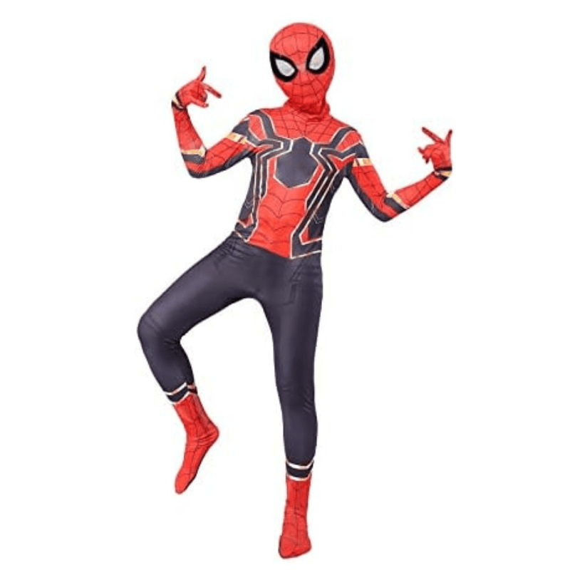 Fantasia Homem-Aranha Infantil  Com Capuz GG