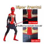 Fantasia Homem-Aranha Infantil  Com Capuz GG