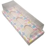 Caixa Ovo de Colher Triplo - Meio Ovo de 50g a 80g - Ovos Coloridos  - 5 unidades - Assk - Rizzo
