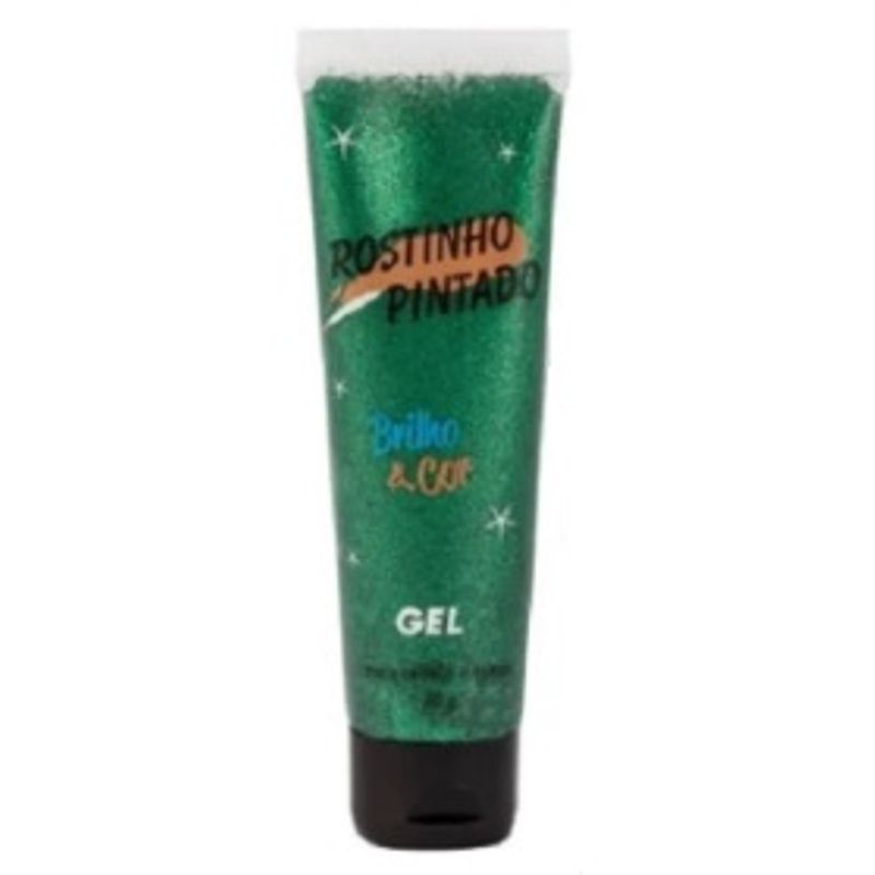 GEL CABELO CORPO GLITTER 30G VERDE