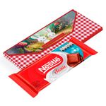 Kit Páscoa - Tablete Chocolate Ao Leite 80g + Embalagem Presente