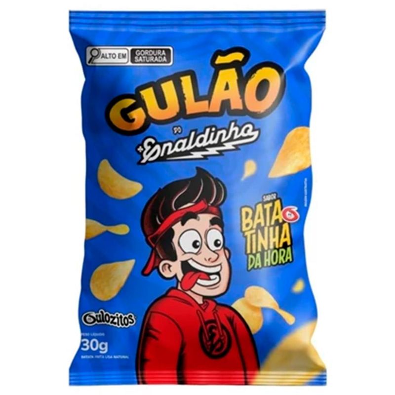 Batata Lisa Gulão do Enaldinho 30g - Gulozitos