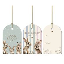 Tag Decorativa Doce Páscoa c/12 - Cromus