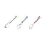 Batedor Fuet de Aço Inox 21cm - 1 Un