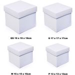 Caixa Cubo Liso Kraft GG 19cm - 10 Un