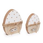 Ovo Decorativo Marfim 15x10x2 - 4 Un
