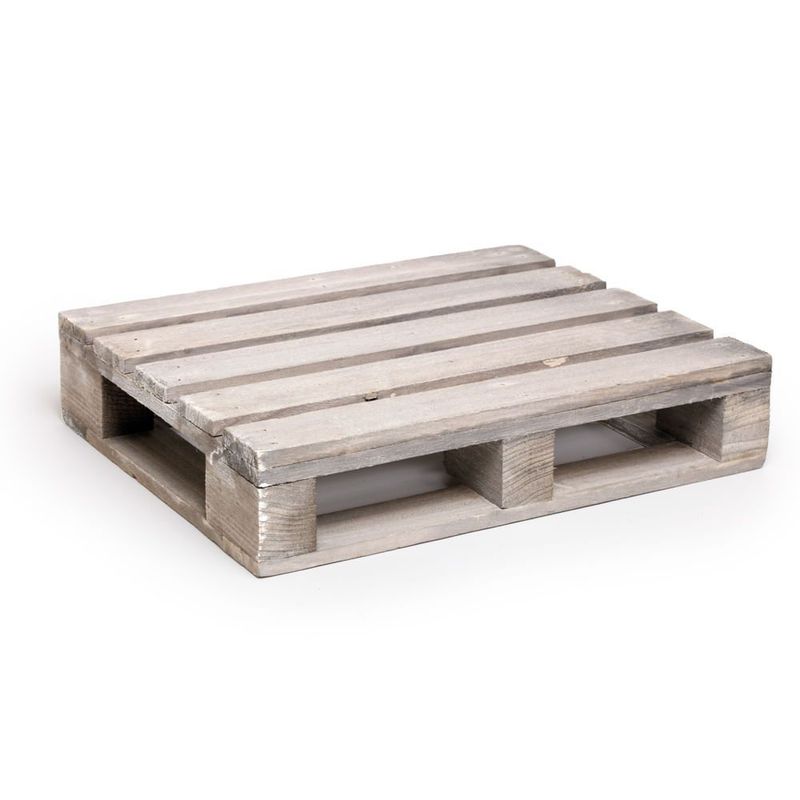 Pallet Decorativo Cinza G 10x40x30 - 1 Un
