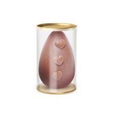 Lata para Ovo 250G Transparente Clean 16,5X9 cm - 6 Un